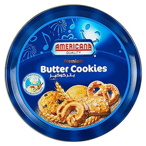 Americana butter cookies deluxe blue 454 g