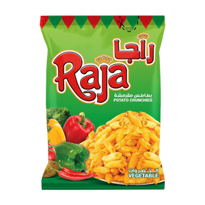 Raja Vegetable Flavor Potato Crunchies, 12 G