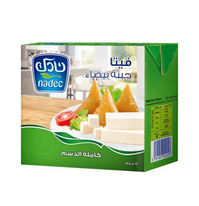 Nadec Analogue Feta White Cheese Full Fat 500g