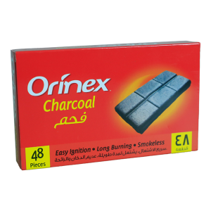 Orinex silver cubes charcoal 48 pieces