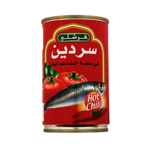 Sardines in freshly spicy tomato sauce 155 grams
