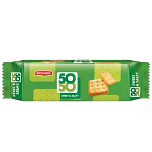 Britannia Sweet And Salty Biscuits 50-50, 55G