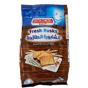 AMERICANA FRESH RESK WITH BLACK SEEDS 375 GM