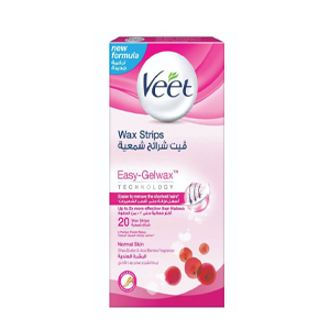 Veet hair removal wax strips 20 pieces