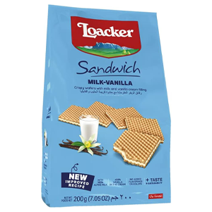 Loacker Milk-Vanille Bags - 200 g
