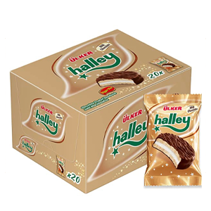 Ulker Halley Chocolate Biscuits, 26 grams