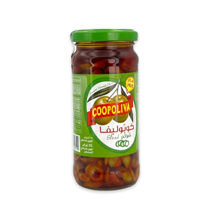 Copoliva hot green olive slices 114 grams