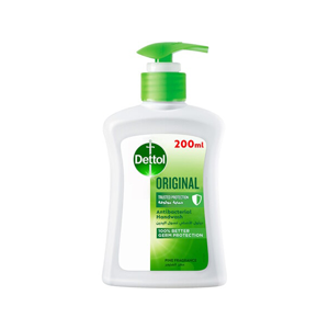 Dettol Original Handwash Liquid Soap Pump Pine Fragrance, 200ml