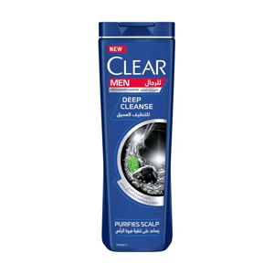 Clear hair shampoo with activated charcoal and menthol 200 ml