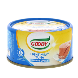 Goody Light Meat Tuna In Brine Water 185g