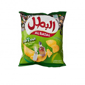 Al Batal chips with salt and vinegar 23 grams