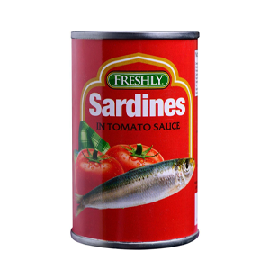 Freshly sardines in tomato sauce 155 grams