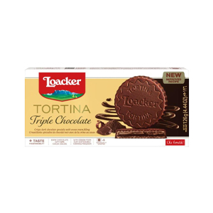 Loacker tortina milk chocolate 125 grams
