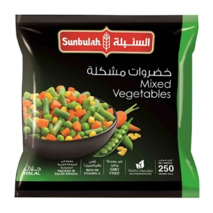 Sunbulah mixed vegetables 450 g