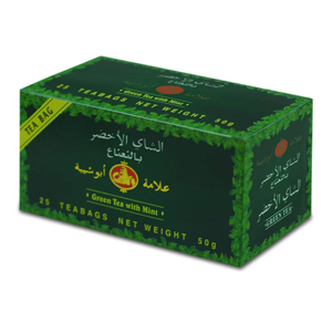 Green tea mark Abu Shaybah 25 bags