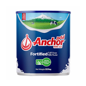 Anchor Full Cream Milk Powder 2.5kg