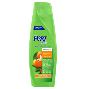 Pert Plus shampoo with mandarin extract for fine, oily hair