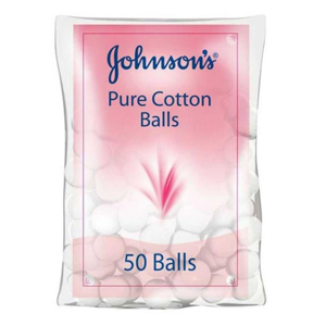 Johnson's Pure Cotton Balls, 50 Pieces