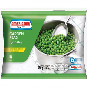 Americana Frozen Garden Peas 450g- European Origin