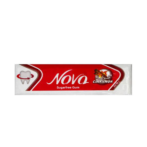 Nova cinnamon flavored gum 12.5 grams