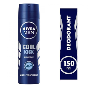 Nivea Men Deodorant Cool Kick, Spray 150Ml