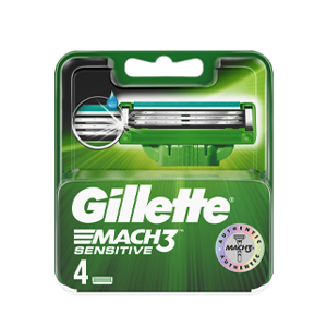 Gillette Mach3 Sensitive Razors for Men