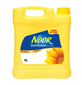 Noor sunflower oil 9 L
