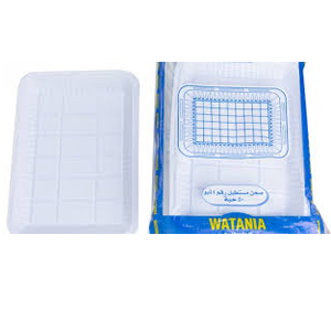 Rectangular plastic plate No. 4 (50 pieces)