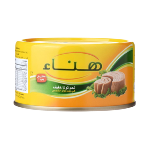 Hanaa Lite Meat Tuna In Sunflower Oil 185g
