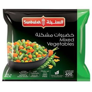 Sunbulah mixed vegetables 400 grams