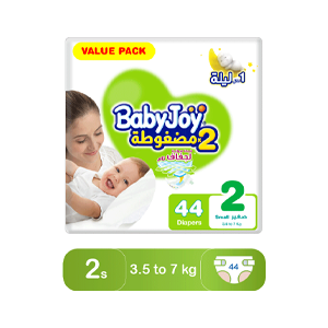BabyJoy, size (2), economical pack, 44 diapers