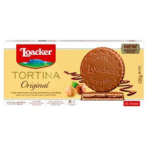 Loacker Patisserie Snack Creme Noisette Bar 126g Pack of 6