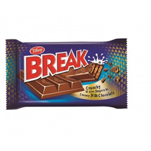 Tiffany Break milk chocolate wafer sticks 31 grams