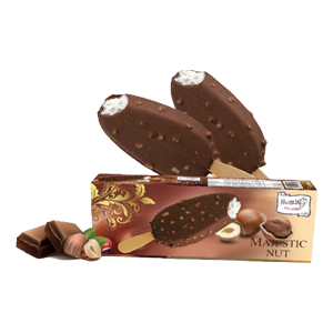 Majestic Quality Ice Cream with Nuts 85ml