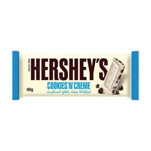 Hersheys Cookies n Creme Chocolate Bar 40g