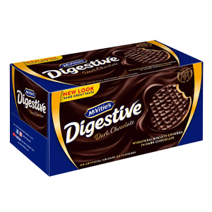 Mcvities Digestive Wheatmeal biscuit Covered In Dark Chocolate Pack 200g
