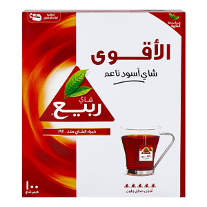 Rabea black tea, the strongest, 100 bags