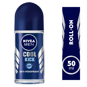 Cool Kick Deodorant for Men, Roll-On, Fresh Scent, 50 ml, from Nivea
