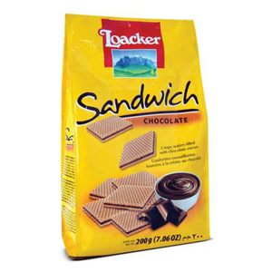 Loacker Chocolate Wafer Bag 200g