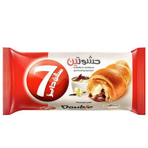 Croissant stuffed with vanilla and lusine chocolate