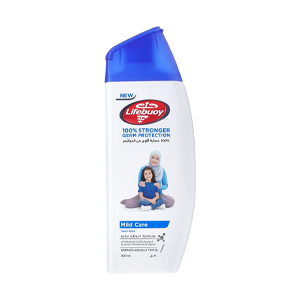 Lifebuoy soft care shower gel with loofah 300ml