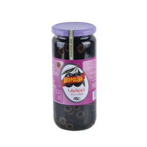 Copoliva sliced ​​black olives 360 grams