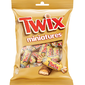 Twix Miniatures Mini Bar Chocolate Bag 150g