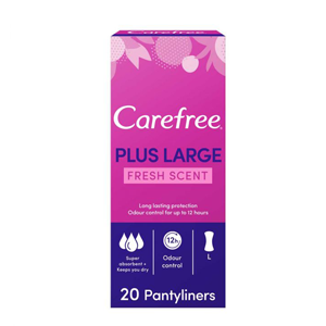 Carefree Maxi Long Pads for Long Lasting Protection 20 pads