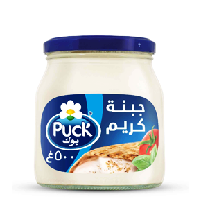 Puck Processed White Cream Analogue Cheese Spread 500g