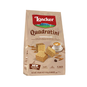 Loacker Kodadritni Crispy Wafer Cappuccino 110 grams