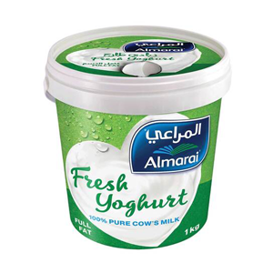 Almarai Full Fat Plain Yoghurt 1kg