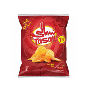Tasali potato slices with hot pepper 23 grams