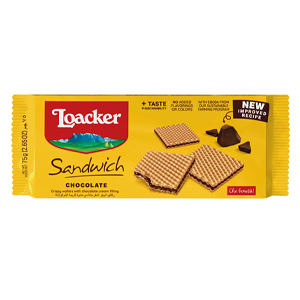 Loacker Sandwich Wafer Chocolate 75g