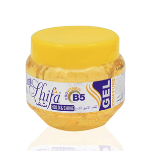 HAIR GEL SHIFA HOLD&SHINE YELLOW 165 ML